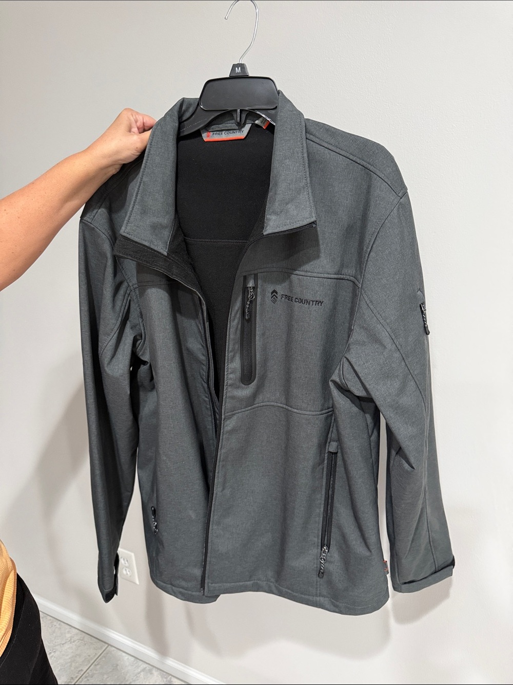 Free Country Men's Charcoal Softshell Jacket - Dark Gray